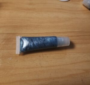 Shimmering Blue Lip Gloss